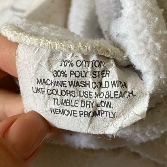 Vintage 90s Civil War Cream Sweatshirt Crewneck Size L - Picture 7 of 8